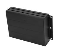 Badafaci Boîtier de Projet en Aluminium Boîtier électronique étanche Coque en Alliage d'Aluminium pour PCB Bricolage avec Structure de Type divisé 45x122x160mm Noir Mat