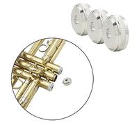 Badafaci Bouchons de Bouton de Valve de Trompette 3 Pièces Pièces de Rechange en Cuivre pour Bach Jupiter avec un Diamètre Extérieur de 21,8 Mm Performance Améliorée Installation Facile