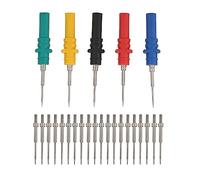 Badafaci Broches de Sonde D'oscilloscope Automobile pour le Perçage D'isolation de Fil avec 20 Broches de Remplacement et Fiche Banane pour Outils de Réparation de Test de Diagnostic