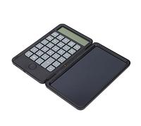 Badafaci Calculatrice Tableau D'écriture, 6,5 Pouces Conception à Rabat | Batterie rechargeable 120 mAh, bloc-notes LCD, stylet inclus, écran transparent à une touche, bureau d\'étude