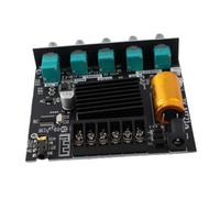 Badafaci Carte Amplificateur Bluetooth 2.1 Canaux, 2x50W+100W, pour | Entrée AUX, Audio Numérique, PCB de qualité, Alimentation 12-24V, Haut-parleurs 4-8 Ohms, Cinéma Maison, Contrôles