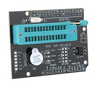 Badafaci Carte D'extension de Programmeur AVR ISP, avec Indicateur LED de Buzzer intégré pour la Gravure du Chargeur de Démarrage, Interface USB vers TTL FT232RL CH340G, Siège de
