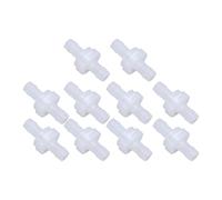 Badafaci Clapet Anti-retour Unidirectionnel en Plastique PP 10 Pièces, Vanne d'arrêt d'eau Résistante à la Corrosion à Haute Température pour l'industrie Chimique des équipements 'aquarium, (7,9