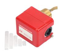 Badafaci Commutateur de Débit D'eau Commutateur de Débit à Palette Type Cible HFS-25 1in Laiton AC220V 15A 10bar SPT avec Haute sensibilité pour le Traitement de L'eau Climatisati