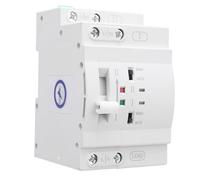 Badafaci Commutateur de Transfert Automatique à Double Puissance 2P, Sélecteur électrique à Double Puissance, Commutateur de Commutation pour la Sauvegarde de Camping-car Domestiq (220V)