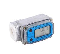 Badafaci Compteur de Carburant à Numérique 1 Pouce NPT Compteur de Carburant Numérique Affichage HD Précision ± 1% Lecture Cumulée Instantanée de 20 Bars pour Utilisation de Transfert d' de