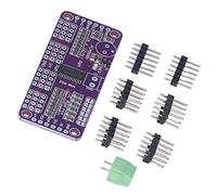 Badafaci Contrôleur de Servomoteur, Module de Commande PWM 16 Canaux 12 Bits I2C PCA9685 avec Fréquence Réglable de 1,6 KHz pour, et Robotique