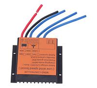 Badafaci Contrôleur d'éolienne Régulateur MPPT Basse Tension, Alliage d'aluminium, Indicateur LED, 100 W 400 W 12 V 24 V pour Systèmes 'énergie Renouvelable (10A)