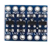 Badafaci Convertisseur 5 V 3,3 V, Module de Niveau Logique I2C Bidirectionnel avec 4 Canaux pour l'électronique, Facile à Utiliser dans les Projets