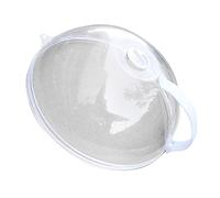 Badafaci Couvercle Anti-éclaboussures pour -ondes Couvercle Anti-éclaboussures en Plastique Transparent avec Conception Ventilée Résistante à la Chaleur et Poignée pour le Chauffage et le (Ensemble