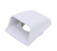 Badafaci Couvercle d'aération de Bateau en ABS pour Ventilateur de Capot d'admission Marin, 3 Pouces avec Base en Nylon, Flux 'air Efficace, Installation Facile pour la Ventilation du Moteur de