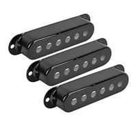 Badafaci Couvercle de Micro Unique en Laiton, Accessoire de Guitare électrique 48mm 50mm 52mm pour Musiciens ST SQ (BLACK)