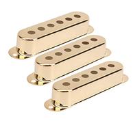 Badafaci Couvercle de Micro Unique en Laiton, Accessoire de Guitare électrique 48mm 50mm 52mm pour Musiciens ST SQ (GOLD)