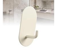 Badafaci Crochet Mural Adhésif Robuste, Matériau en Fer de qualité Supérieure avec Support Adhésif Puissant, Conception à Crochet Unique pour Manteau de Serviette de Cuisine de Salle de Bain