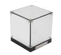 Badafaci Cube de Lumière Miroir Infini 4D, Interrupteur de Commande à une Touche, éclairage Abyssal sans Fil, Veilleuse Rouge pour Bureau, Chambre à Coucher