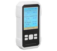 Badafaci Détecteur de Champs électromagnétiques Numérique avec Détection des Signaux 5G jusqu'à 10 GHz, pour la des Champs électromagnétiques, Radiofréquences et Wi-Fi. Utilisation à (WHITE)