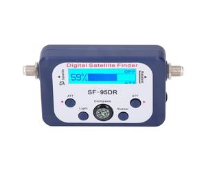 Badafaci Détecteur de Satellite, écran LCD Très Sensible, Détection de la Force du Signal, Idéal pour l'observation Astronomique et Le Camping