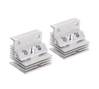 Badafaci Dissipateur Thermique Hotend pour Imprimante 3D, Bloc de Refroidissement en Alliage d'aluminium usiné CNC, Dissipation Thermique Multi-ailettes, Pièces de Rechange d'installation Facile