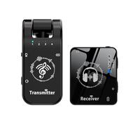 Badafaci Écouteur sans Fil Intra-auriculaire, émetteur 2,4 GHz | Récepteur rechargeable, portée de 131 pieds, à faible latence, affichage LED, pour la pratique sur scène des musiciens