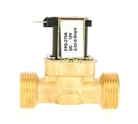 Badafaci Électrovanne électrique en Laiton DC 12 V G3 4 Normalement Fermée 0,02 à 0,8 MPa 32 F à 131 F Contrôle de l'eau pour Systèmes de Canalisations de Filtration d'irrigation
