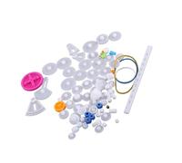 Badafaci Ensemble d'engrenages en Plastique, Petite Poulie de Réduction Simple et Double pour Modèles de Bricolage, Conception Durable et Facile à Utiliser pour Les Robots et Les Projets de Jouets,