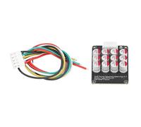 Badafaci Equaliseur Actif de Batterie, 0-5.5A, 1.8-4.5V, Plaquette (3-4S) | PCB en Cuivre 2OZ, MOS à Faible Résistance, Batteries 60-300AH, Cellules LFP LTO NCM, égaliseur de Cellules