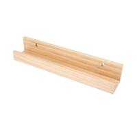 Badafaci Étagère Murale pour Disques, Bois de Pin, 11,73 Pouces, Présentoir | Bois de Pin, Plateforme Inclinée, Présentoir en Vinyle, Utilisation dans le Salon, Décoration de Chambre, Compatibilité de