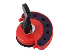 Badafaci Guide de Foret de Scie Cloche Diamant Réglable, Localisateur Professionnel D'ouverture de Trou de Carrelage à Base Sous Vide pour Marbre en Verre Céramique, avec Ventouse à