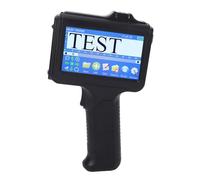 Badafaci Imprimante à Jet d'encre Portable, Imprimante Portable avec écran Tactile de 4,3 Pouces et Hauteur D' de 12,7 Mm, pour L' de Texte de de Date de Code à Barres de Code QR sur du