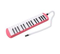 Badafaci Instrument à Vent Mélodica à 32 Touches de Piano, Style de Piano Mélodica Portable Compact pour l'éducation Musicale, Instrument Léger pour Débutants avec Tube (PINK)