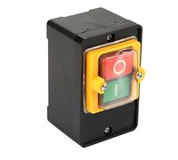 Badafaci Interrupteur à Bouton-poussoir Marche/arrêt, Réinitialisation Automatique Autobloquante, Contacts NO NC pour le Contrôle du Moteur, 220 V 380 V pour équipement de Machines