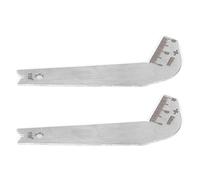 Badafaci Jauge d'angle de Foret, Mesure de 118 Degrés, Outil d'inspection en Acier Inoxydable avec Plage de 0 à 20mm pour Jauge de Lame 'affûteuse de Foret