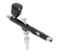Badafaci Kit D'Aérographe, Outil de Pulvérisation Polyvalent, Double Action, Alimentation par gravité, Pistolet Aérographe pour Décoration de Gâteaux, Nail Art, Maquillage, Chauss