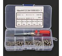 Badafaci Kit de Réparation de Filetage, Inserts Filetés 105 Pièces en