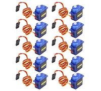 Badafaci Micro Servo Moteur, Mini Moteur de Servo 10 Pièces 1,2-1,4 Kg/cm