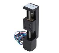 Badafaci Mini Actionneur de Glissière de Guidage de Rail Linéaire, Actionneur de Glissière de Mouvement Linéaire à Course de 50 Mm avec Moteur Pas à Pas pour Routeur CNC, Mesure de