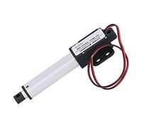 Badafaci Mini Actionneur Linéaire 12 V DC, Moteur électrique Haute Vitesse à Faible Bruit, Boîtier en Alliage d'aluminium pour Appareils Ménagers Automobiles avec Longueur de Course de 50 Mm