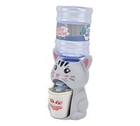 Badafaci Mini Distributeur d'eau Jouet, Distributeur d'eau en Plastique pour Maison de Poupée avec 2 Tasses et Récipient, Fontaine à Boire en Forme 'Animal, Ensemble de Jeu Miniature de 170 G