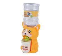 Badafaci Mini Distributeur d'eau Jouet, Distributeur d'eau en Plastique pour Maison de Poupée avec 2 Tasses et Récipient, Fontaine à Boire en Forme 'Animal, Ensemble de Jeu Miniature de 170 G