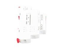 Badafaci Mini Relais temporisé de Mise Hors Tension, Minuterie Montée sur Rail DIN avec Bouton Réglable, Plage de Retard de 0,1 S à 10 Jours avec Indicateurs LED pour AC DC 12 V 240 V