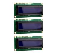 Badafaci Module D'affichage LCD1602A I2C, écran LCD rétroéclairé Bleu 16x2 Caractères avec Interface PH2.0 4P pour (sans Carte Pilote IIC)