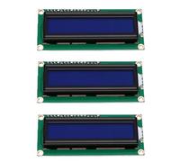 Badafaci Module D'affichage LCD1602A I2C, écran LCD rétroéclairé Bleu 16x2 Caractères avec Interface PH2.0 4P pour (avec Carte Pilote IIC)