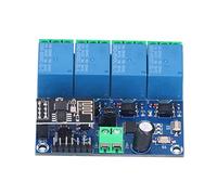 Badafaci Module de Relais WIFI, Contrôle sans Fil, Commutateur de Relais Intelligent à 4 Canaux pour la Domotique, Haute capacité et Configuration Facile, Idéal pour les Utilisateurs de Smartphones