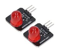 Badafaci Module d'entraînement LED 10 Pièces, Panneau Lumineux Décoratif électronique, Contrôle MCU, 3.3V 5V pour la Décoration de la Maison et les Guirlandes de Noël (MRB050A Rouge)