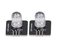 Badafaci Module d'entraînement LED 10 Pièces, Panneau Lumineux Décoratif électronique, Contrôle MCU, 3.3V 5V pour la Décoration de la Maison et les Guirlandes de Noël (MRB050D Blanc)