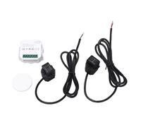 Badafaci Moniteur D'énergie Intelligent WiFi, Compteur de Consommation D'énergie Bidirectionnel, Pince Monophasée, Compteur d'électricité pour Système Solaire 100-240V AC (BLACK)