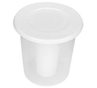 Badafaci Moules à Glace Rasée Transparents et Réutilisables, Récipients à Glace en Plastique pour Cocktails, Smoothies, 17,5x17x13cm