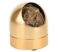 Badafaci Nettoyeur de Panne de Fer à Souder, Dispositif D'aspiration Manuel en Forme de Dôme pour la Récupération des Scories D'étain, avec Base en Alliage de Cuivre et D'acier, pour le (GOLD)