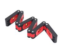 Badafaci Niveau Pliable Multifonction, Outil de Mesure Magnétique en Aluminium, Règle Portable à 6 Sections pour Menuisiers et Charpentiers