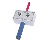 Badafaci Outil de Tirage de Fil électrique, Force de Traction de 16 Kg, | Acier au Carbone et Alliage D'aluminium, Accessoire de Perceuse, la Plupart des Perceuses, Six Angles de 90 Degrés,